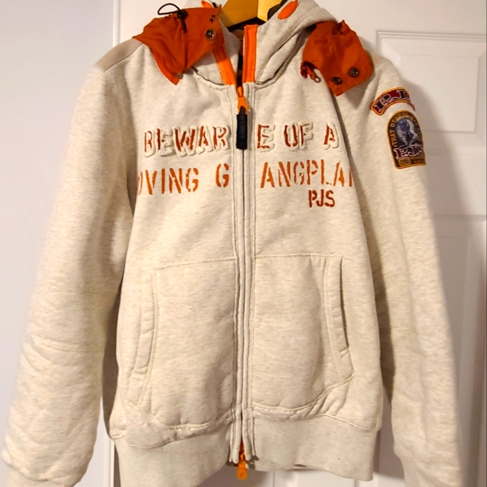 Parajumpers Lined Hoodie Jacket, Large, Beige